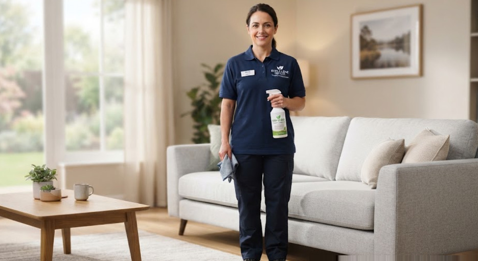Quy trình 6 bước chuẩn vệ sinh công nghiệp cho ghế sofa nỉ tại nhà khách hàng