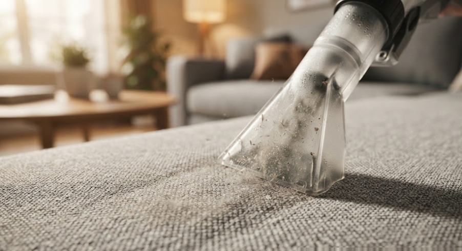 Tại sao dịch vụ vệ sinh sofa nỉ Quận 12 của Bảo Linh là giải pháp tối ưu cho không gian sống?