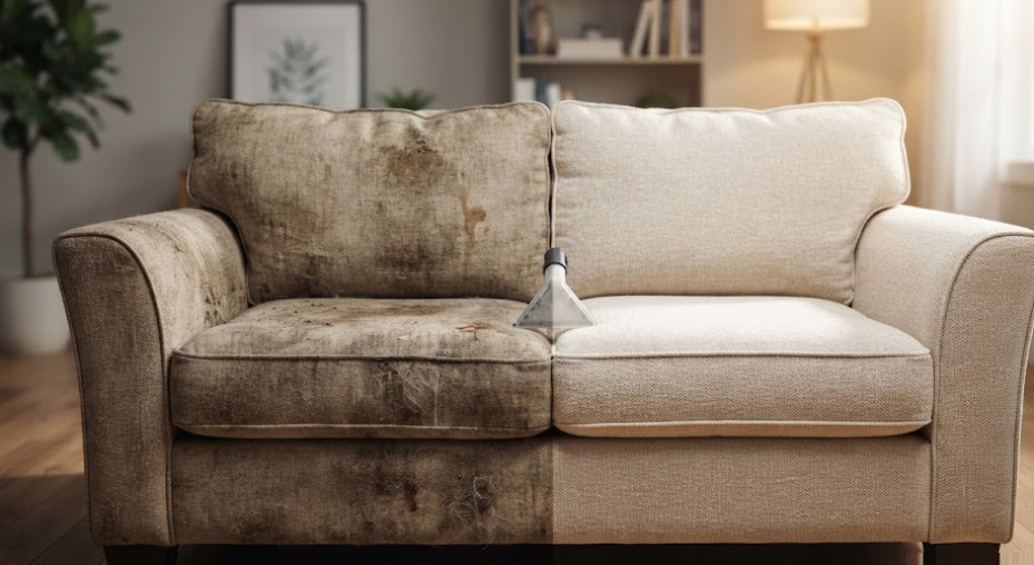 Tại sao tự giặt sofa tại nhà bằng xà phòng và bàn chải cứng lại làm hỏng sợi vải?