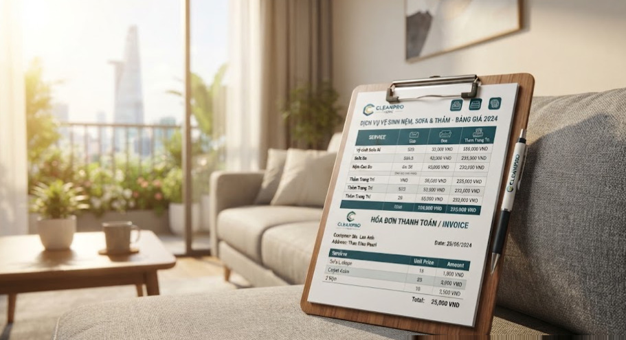 Tổng quan về dịch vụ vệ sinh sofa vải Quận 7 và tiêu chuẩn chất lượng từ chuyên gia Đoan Áo Xanh
